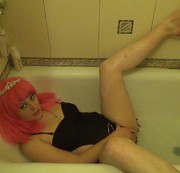 RUSSIANBEAUTY: Taking bath in 1 pease swim suit Download