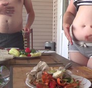 RUSSIANBEAUTY: We are eating very a lot of bbc with vegetables on the terrace and bel Download