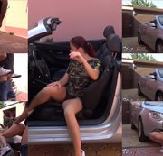 WET-KELLY: Outdoor sex creampie sex on the car Download