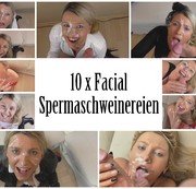 DAYNIA: 10 x Spermaschweinereien (Facials) Download