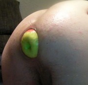 Apfel im Arsch