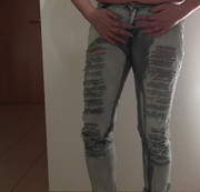 LYCRA22: meine neue Jeans Hose nass gemacht ... Download